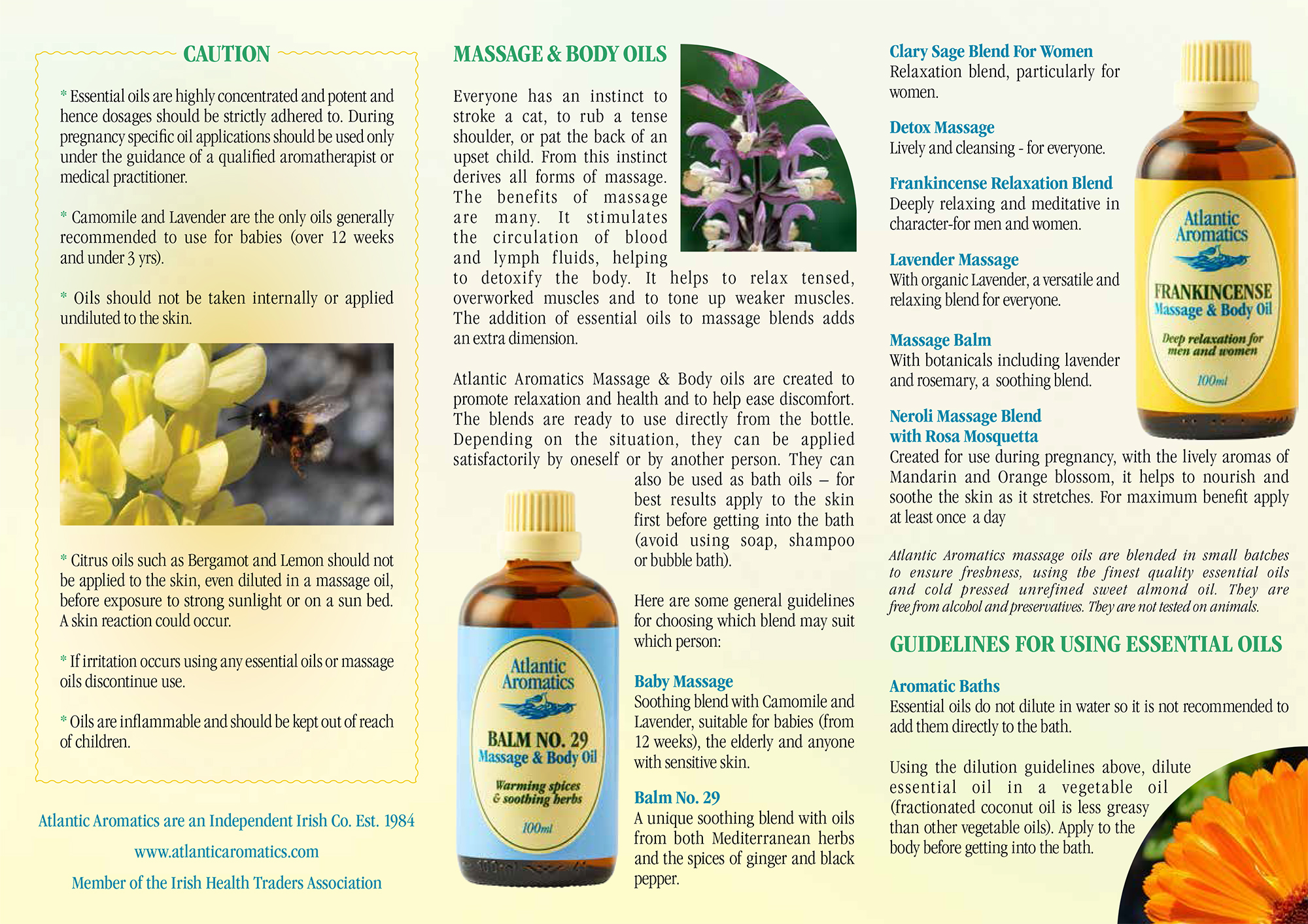 Product Guide by Atlantic Aromatics